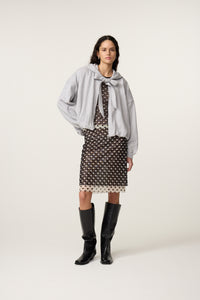 Bubble Hoodie | Grey Melange