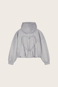 Bubble Hoodie | Grey Melange