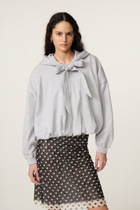 Bubble Hoodie | Grey Melange
