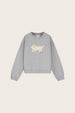 Amy Puppy Sweater | Grey Melange