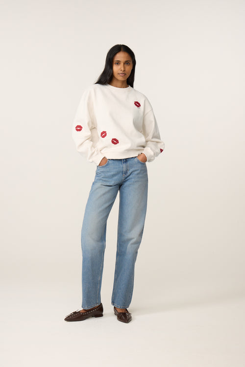Terry Kiss Sweater | Cosy White