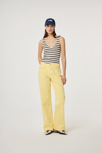 Lena Top | Black/Cosy White