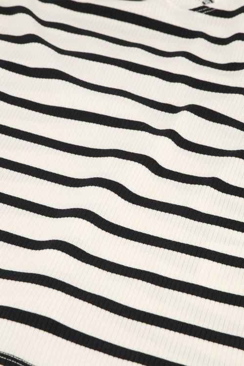 Lena Top | Black/Cosy White