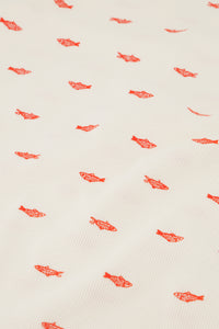Tanja Jersey Tank | Cosy White/Tangerine Tango