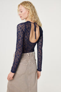 Lacey Top | Maritime Blue