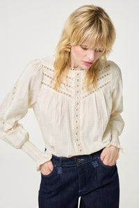 Laila Top | Cosy White