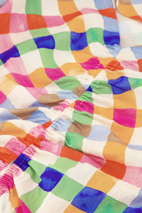 Madeleine Top | Cosy White/Solar Orange