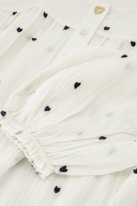 Bindi Top | Cosy White/Black