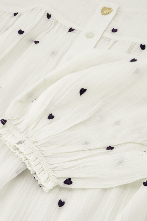 Bindi Top | Cosy White/Black