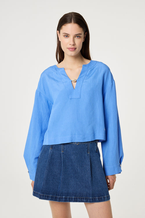 Nana Top | Marina Blue