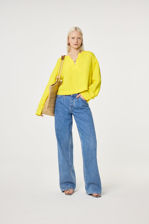 Nana Top | Vivid Yellow