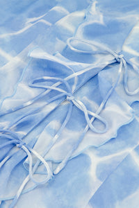Brittany Top | Light Blue/Crispy White