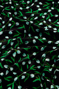 Isaab Top | Black/Winter Greens