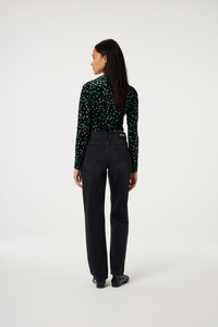 Isaab Top | Black/Winter Greens