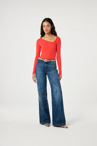 Valentina Top | Tangerine Tango