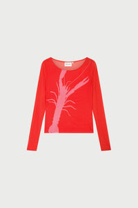 Siona Top | Red/Pink