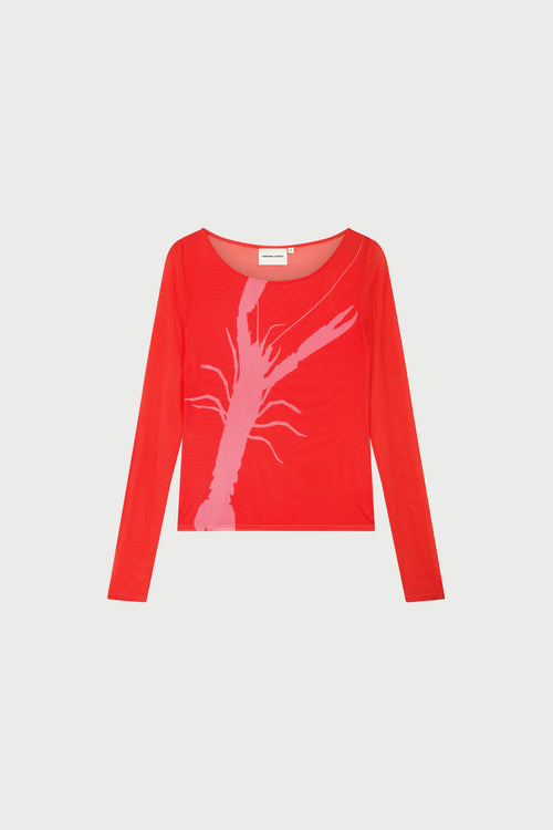Siona Top | Red/Pink