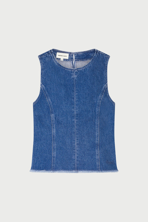 Jojo Top | Faded Light Blue