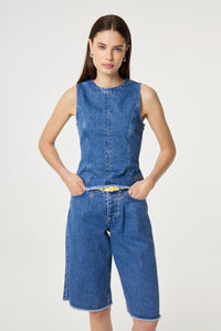 Jojo Top | Faded Light Blue