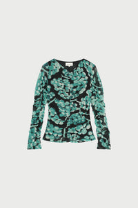 Karlis Top | Black/Mint Green