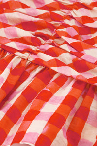 Carletta Top | Tangerine Tango/Cosy White