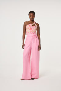 Ora Top | Pink/Yellow