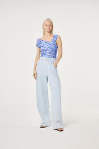 Bora Top | Blue/Cosy White