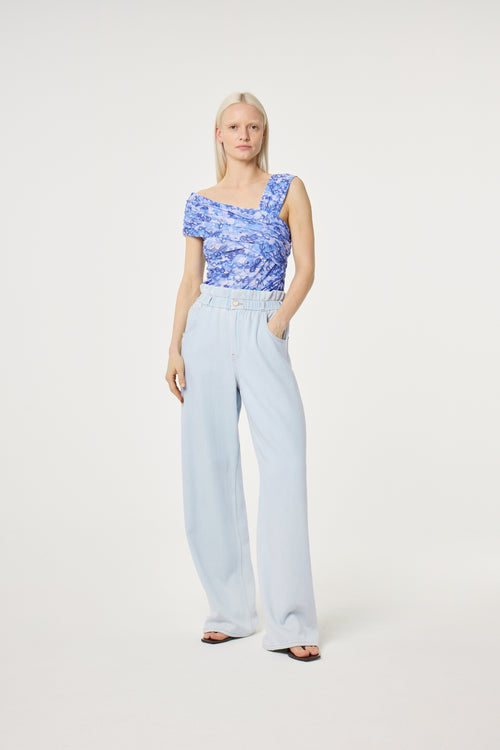 Bora Top | Blue/Cosy White