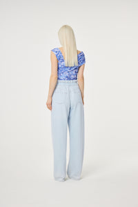 Bora Top | Blue/Cosy White