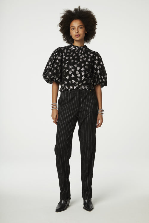 Dolli Top | Black/Silver
