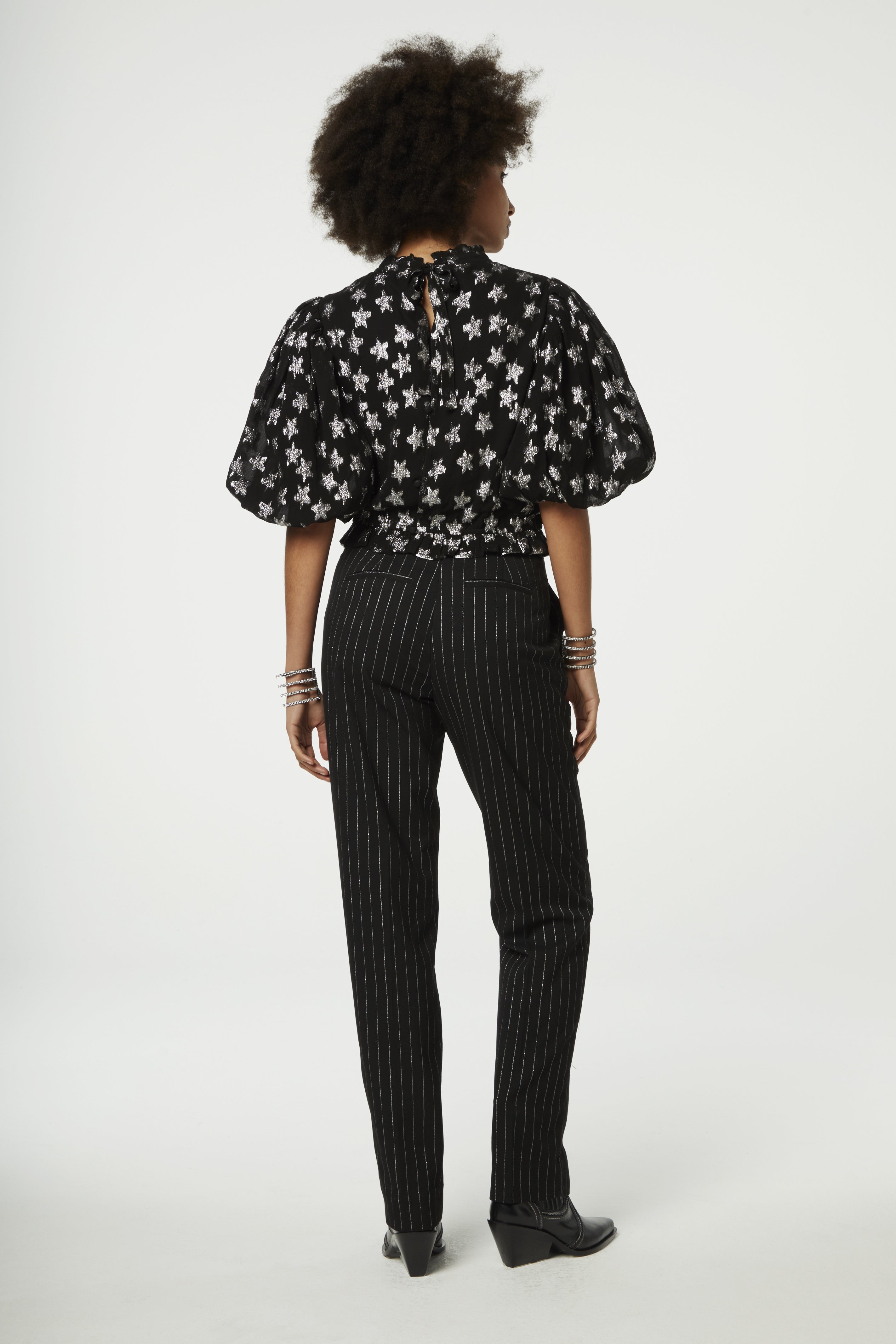 Dolli Top | Black/Silver – Fabienne Chapot