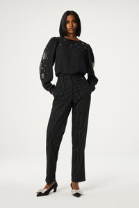 Raja Beaded Top | Black