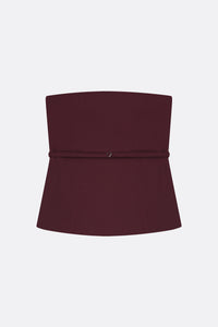 Timie Top | Deep Burgundy