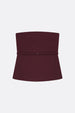 Timie Top | Deep Burgundy