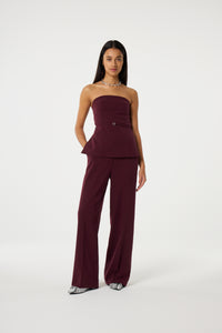 Timie Top | Deep Burgundy