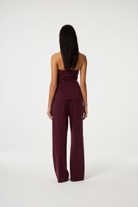 Timie Top | Deep Burgundy