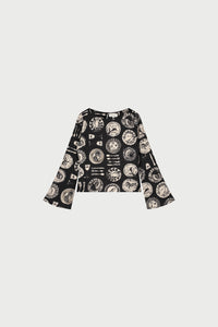 Emy Top | Black/Creme Brulee