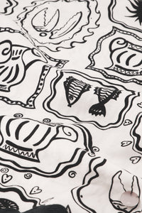 Porto Top | Cosy White/Black