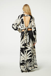 Paloma top | Creme Brulee/Black