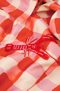 Lana Top | Tangerine Tango/Cosy White