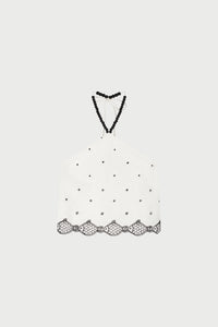 Tyler Top | Cosy White/Black