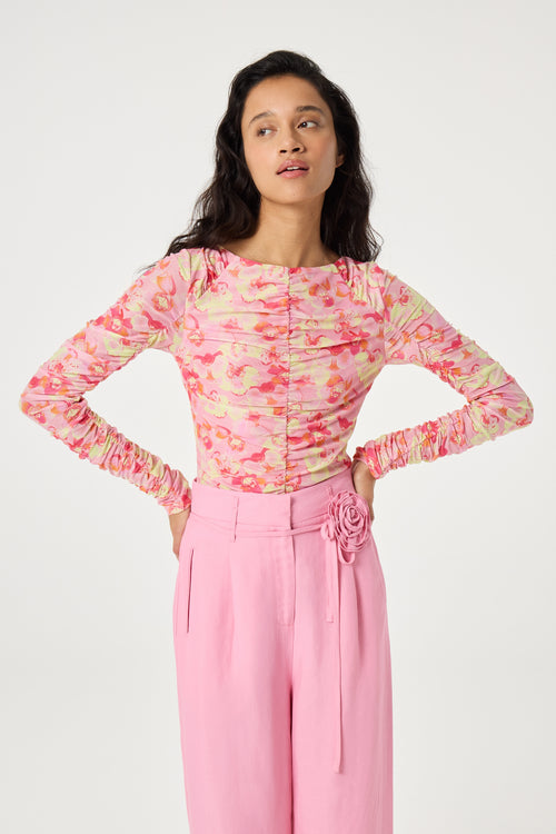 Kane Top | Pink/Yellow