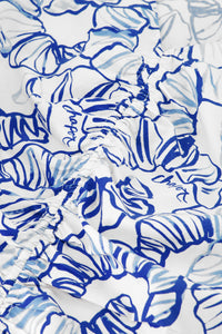 Madeleine Top | Cosy White/Cobalt