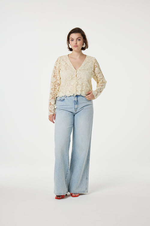 Sardou Top | Cosy White