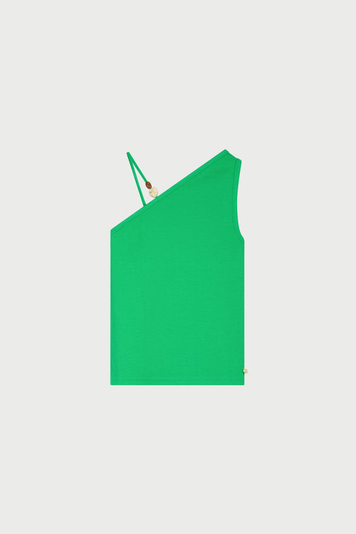 Rhea Top | Green Glimmer