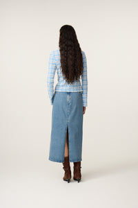 Ola Top | Riad Blue/Cosy White