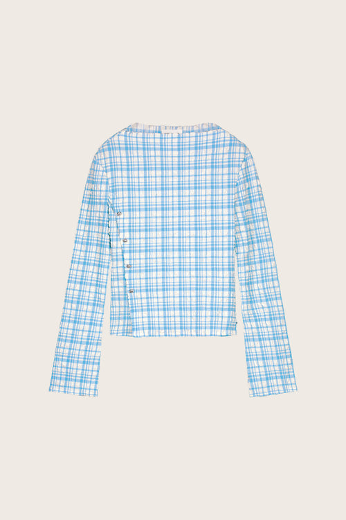 Ola Top | Riad Blue/Cosy White