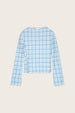 Ola Top | Riad Blue/Cosy White