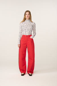 Jadyn Top | Cosy White/Black