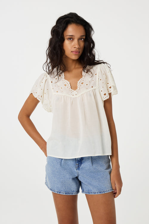 Kristin Top | Cosy White